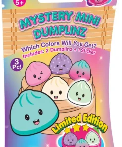 Mystery Mini Dumplinz Limited Edition Sparkle, Ombre & Glow! 1-Inch Mystery Pack [2 RANDOM Mini Dumplings]