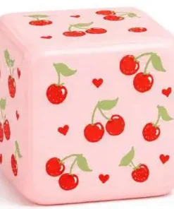 The Darling Effect Oh So Squishy Mini Luxe Cherries & Hearts 1.5-Inch Sugar Cube [Valentine's Day] (Pre-Order ships December)